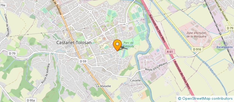 localisation de l'entreprise LA PASTELINE à CASTANET-TOLOSAN