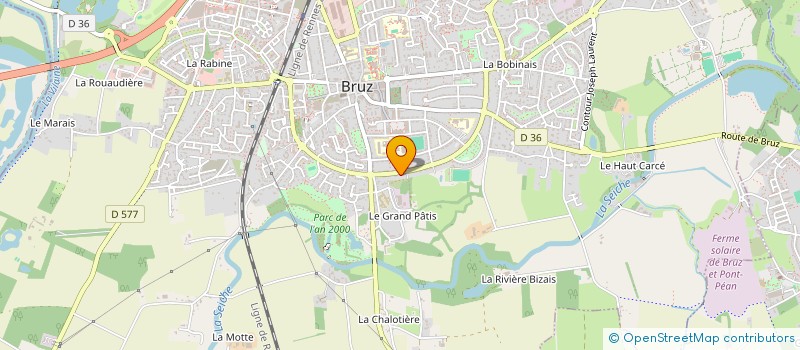 localisation de l'entreprise LA PASTEURAIS  BRUZ