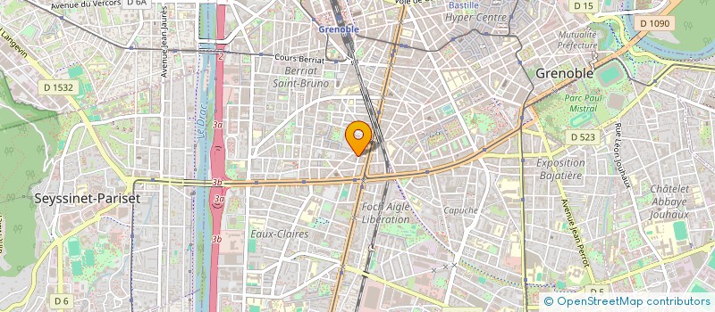 localisation de l'entreprise LA PASTISLISTE à GRENOBLE