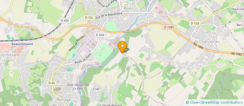 localisation de l'entreprise LA PASTOR'ALPES  RIVES