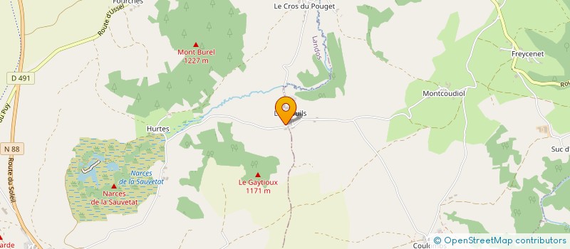 localisation de l'entreprise LA PASTORALE à SAINT-CHRISTOPHE-D ALLIER