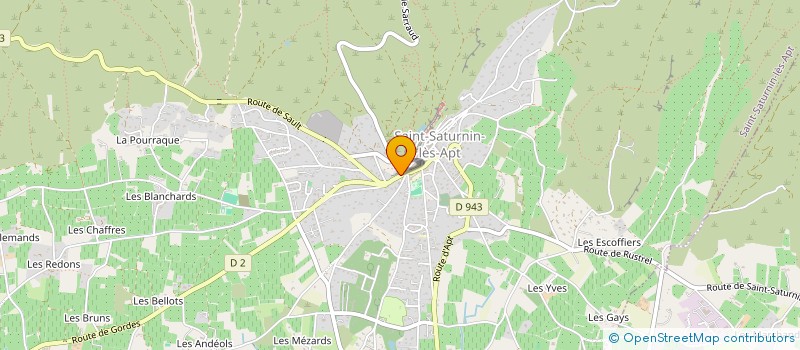 localisation de l'entreprise LA PASTORALE  SAINT-SATURNIN-LES-APT