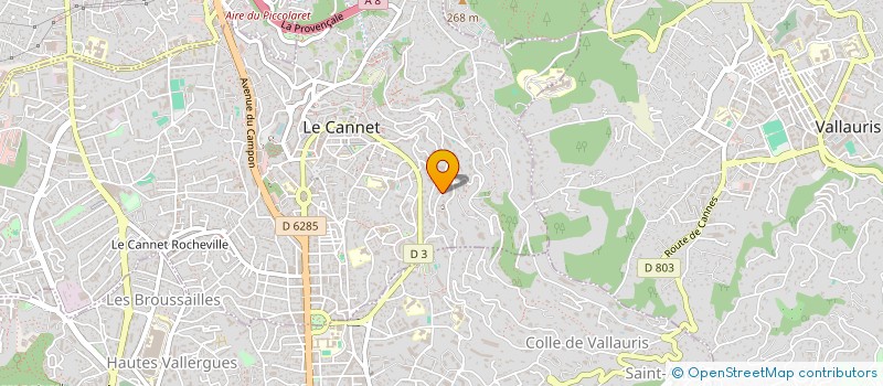 localisation de l'entreprise LA PASTORALE à LE CANNET