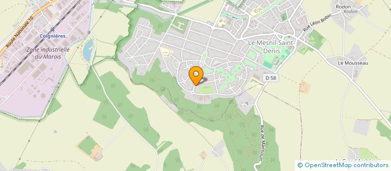 localisation de l'entreprise LA PASTORALE  LE MESNIL-SAINT-DENIS