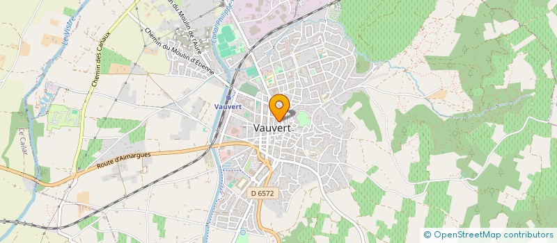 localisation de l'entreprise LA PASTOURELLE à VAUVERT