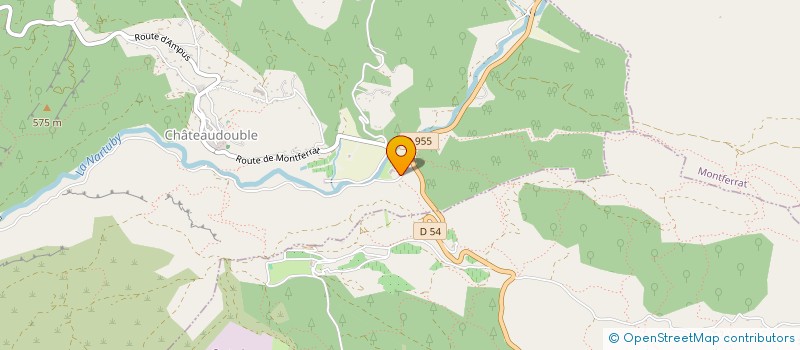 localisation de l'entreprise LA PASTOURELLE  CHATEAUDOUBLE