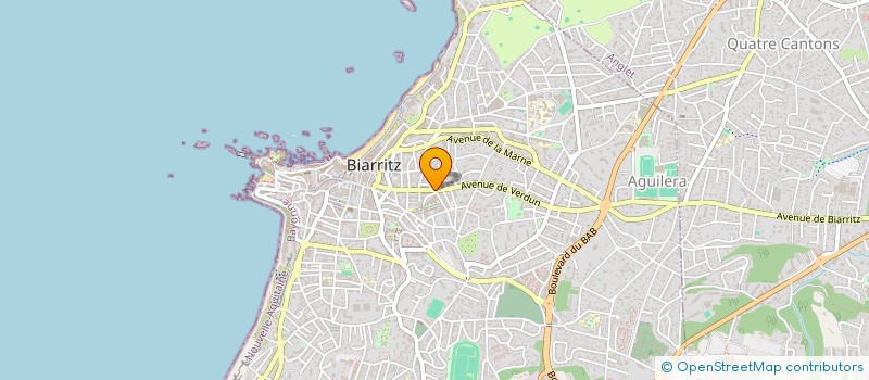 localisation de l'entreprise LA PAT'A PIZZA à BIARRITZ