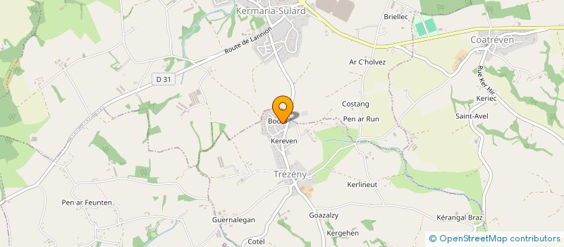 localisation de l'entreprise LA PAT' DE NAT'  TREZENY