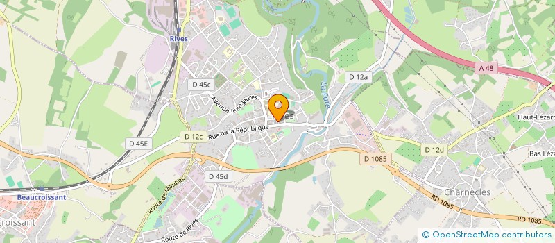 localisation de l'entreprise LA PATAM'FONY  RIVES