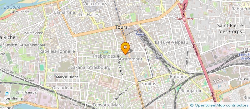 localisation de l'entreprise LA PATATE à TOURS