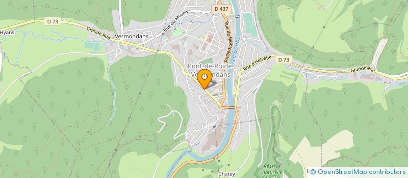 localisation de l'entreprise LA PATATE A MODELER à PONT-DE-ROIDE-VERMONDANS
