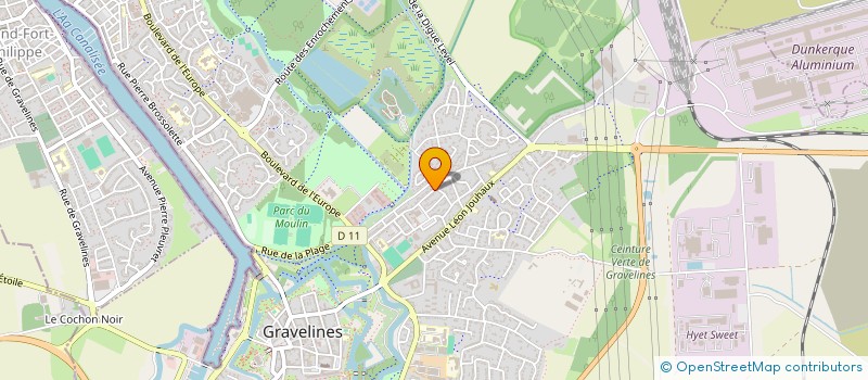 localisation de l'entreprise LA PATATE GRAVELINOISE à GRAVELINES