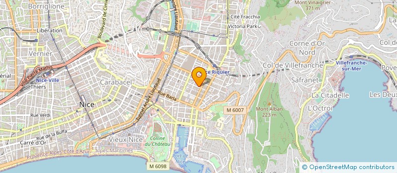 localisation de l'entreprise LA PATATERIE à NICE