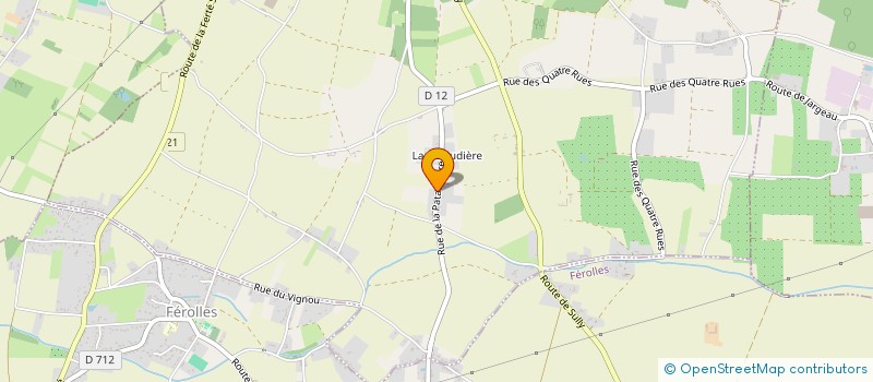 localisation de l'entreprise LA PATAUDIERE FAMILLE TRIFFAULT à JARGEAU