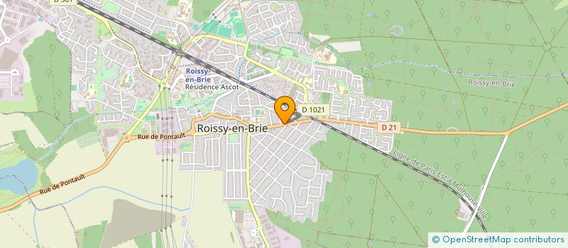 localisation de l'entreprise LA PATE  ROISSY-EN-BRIE