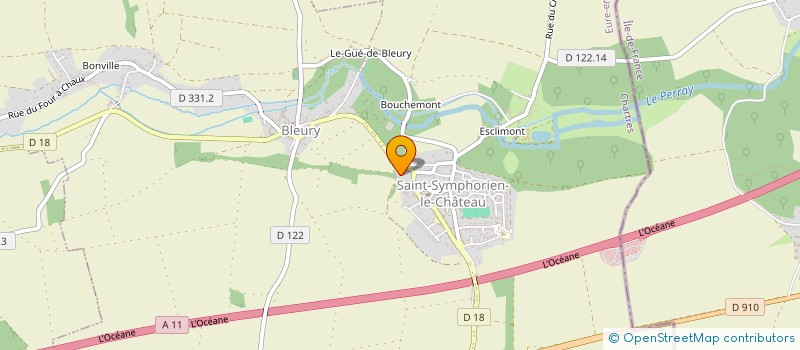 localisation de l'entreprise LA PATE A NONO à AUNEAU-BLEURY-SAINT-SYMPHORIEN