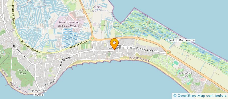 localisation de l'entreprise LA PATIENCE à CHALLANS