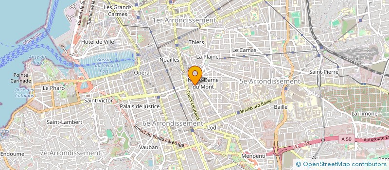 localisation de l'entreprise LA PATIENCE à MARSEILLE