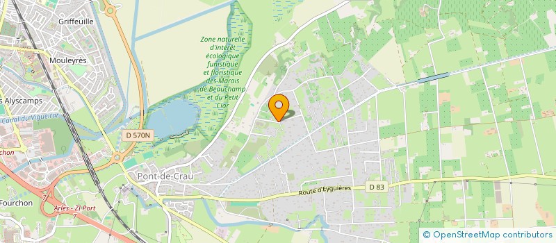 localisation de l'entreprise LA PATINOIRE  ARLES