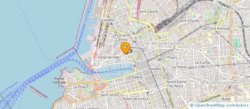localisation de l'entreprise LA PATISSERIE DES MARSEILLAIS à MARSEILLE