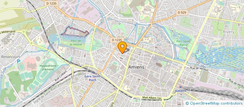 localisation de l'entreprise LA PATISSERIE ID'HALLES  AMIENS