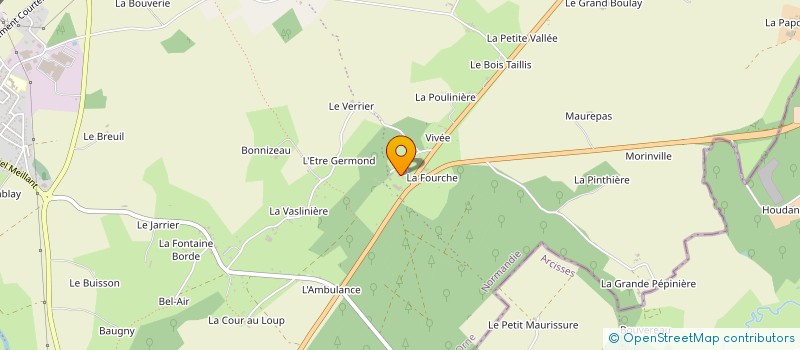 localisation de l'entreprise LA PATISSERIE POUR TOUS à SABLONS-SUR-HUISNE