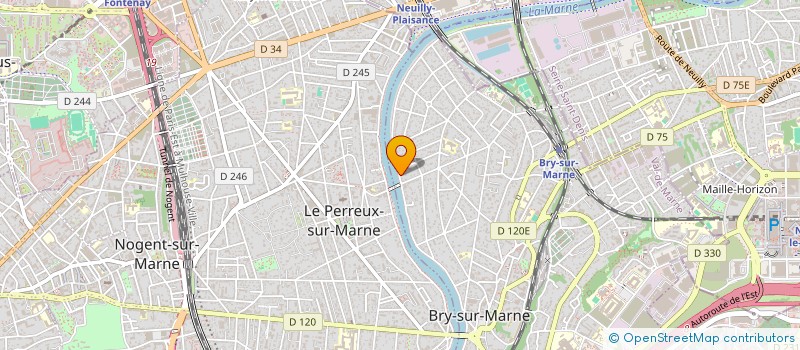 localisation de l'entreprise LA PATISSERIE SOLIDAIRE  BRY-SUR-MARNE