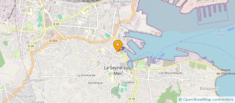 localisation de l'entreprise LA PATOCHE à LA SEYNE-SUR-MER