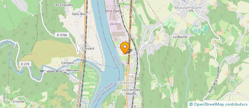 localisation de l'entreprise LA PATOUNE à LAVEYRON