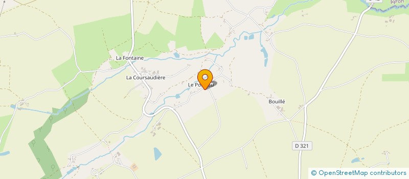 localisation de l'entreprise LA PATOUX  VASLES