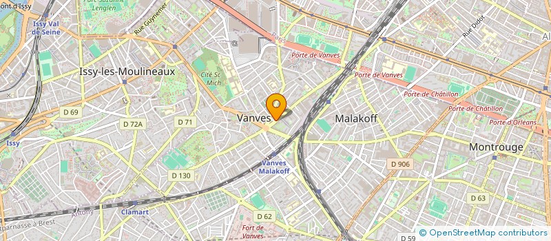 localisation de l'entreprise LA PATRIMONIALE  VANVES