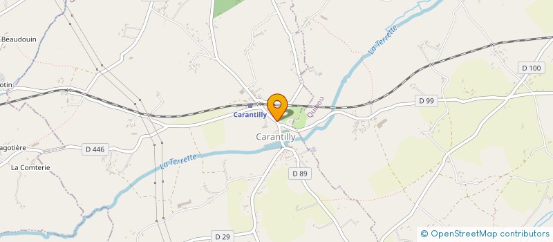 localisation de l'entreprise LA PATRIOTE  CARANTILLY