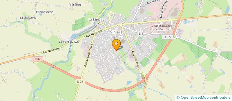 localisation de l'entreprise LA PATRIOTE DE VIHIERS à LYS-HAUT-LAYON