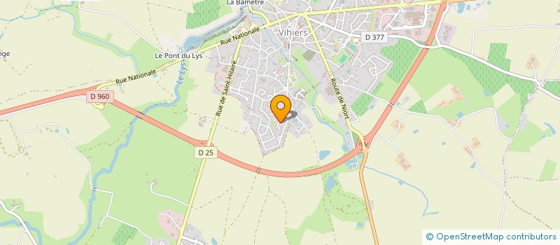localisation de l'entreprise LA PATRIOTE GYM MASCULINE à LYS-HAUT-LAYON