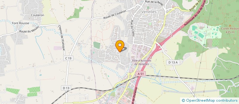 localisation de l'entreprise LA PATROUILLE  VENELLES