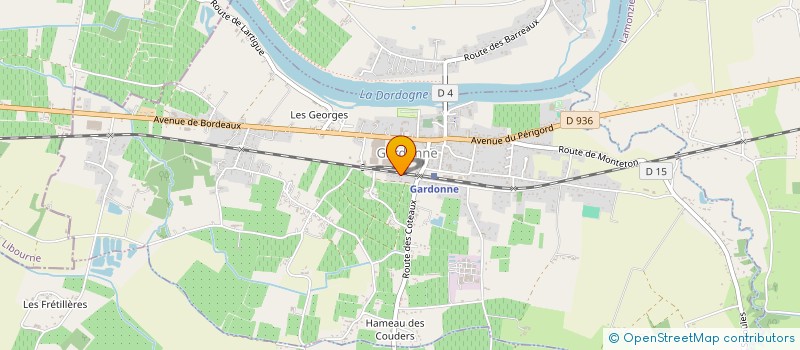 localisation de l'entreprise LA PATTE AU LOUP  LAMONZIE-SAINT-MARTIN