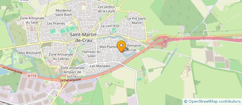localisation de l'entreprise LA PATTE D'OIE à SAINT-MARTIN-DE-CRAU