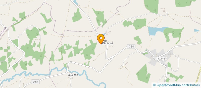 localisation de l'entreprise LA PATTE D'OURS à SAINT-BENOIT-DU-SAULT