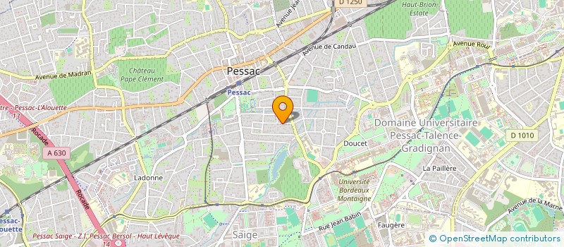 localisation de l'entreprise LA PATTE DANS LA MAIN à PESSAC