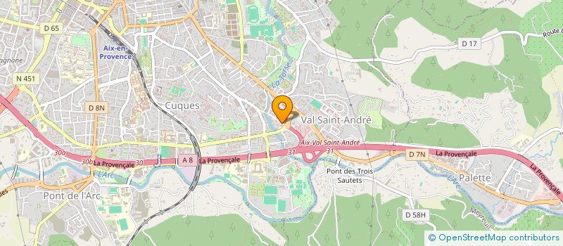 localisation de l'entreprise LA PATTE DU METAL à AIX EN PROVENCE