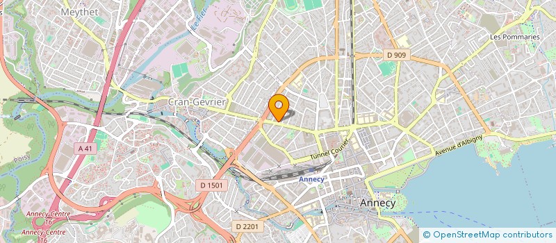 localisation de l'entreprise LA PATTE GOURMANDE à ANNECY