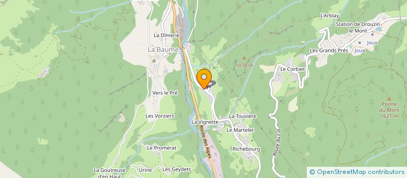 localisation de l'entreprise LA PATTE NORDIC  LE BIOT