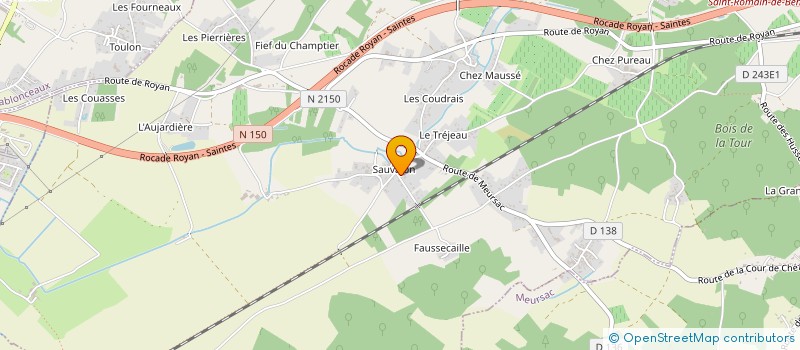 localisation de l'entreprise LA PATTE PATROL  SAINT-ROMAIN-DE-BENET