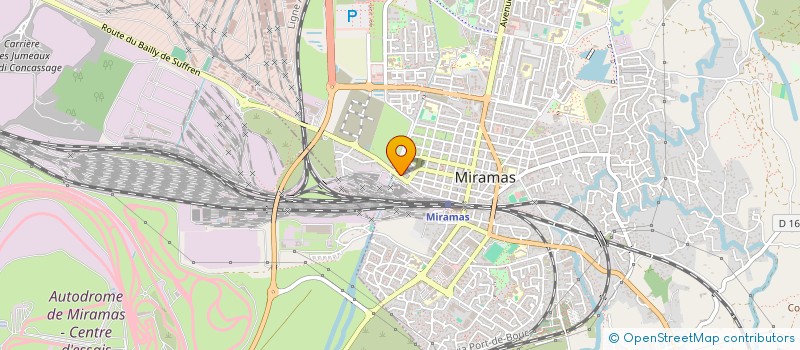 localisation de l'entreprise LA PAULEX à MIRAMAS