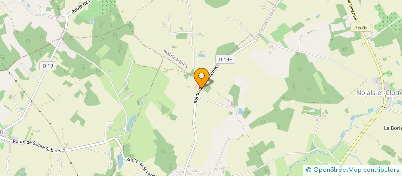 localisation de l'entreprise LA PAULINE  BEAUMONTOIS EN PERIGORD