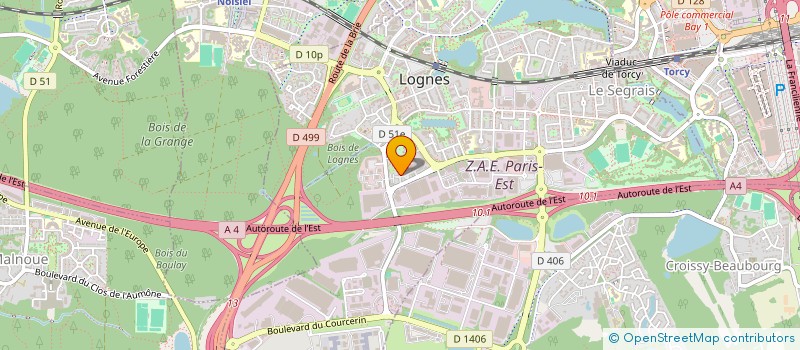 localisation de l'entreprise LA PAUME DE TERRE à LOGNES