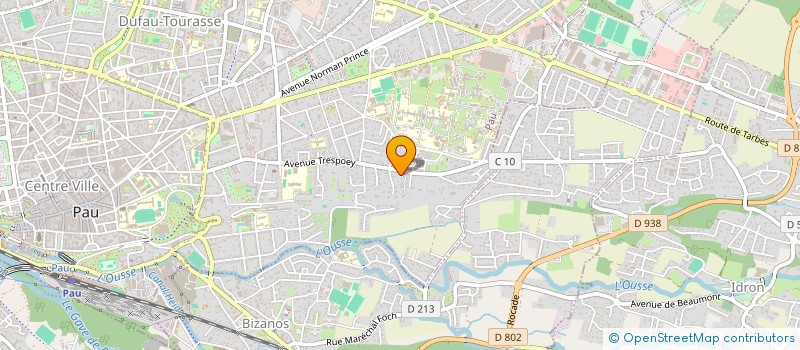 localisation de l'entreprise LA PAUSA à PAU