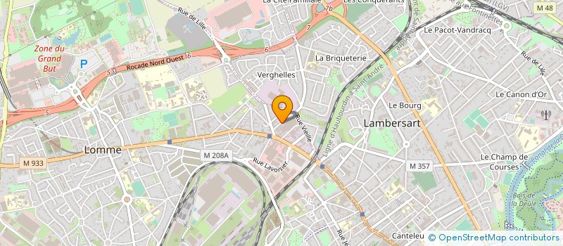 localisation de l'entreprise LA PAUSA PASTA & PIZZA à LILLE