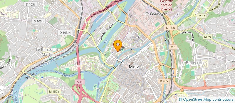 localisation de l'entreprise LA PAUSE à METZ