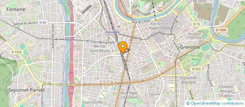 localisation de l'entreprise LA PAUSE  GRENOBLE